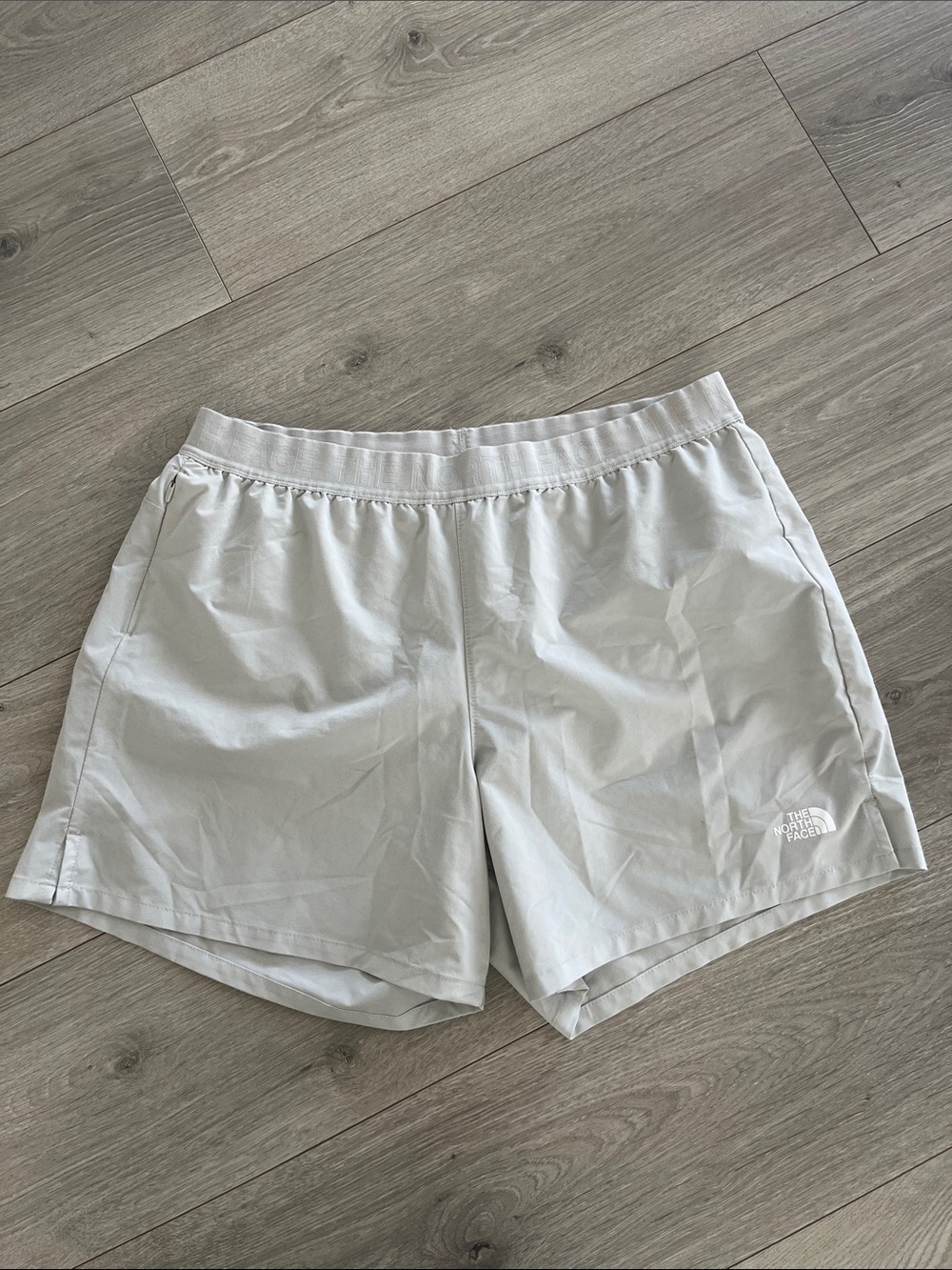 The North Face Pale Gray Outdoor Shorts